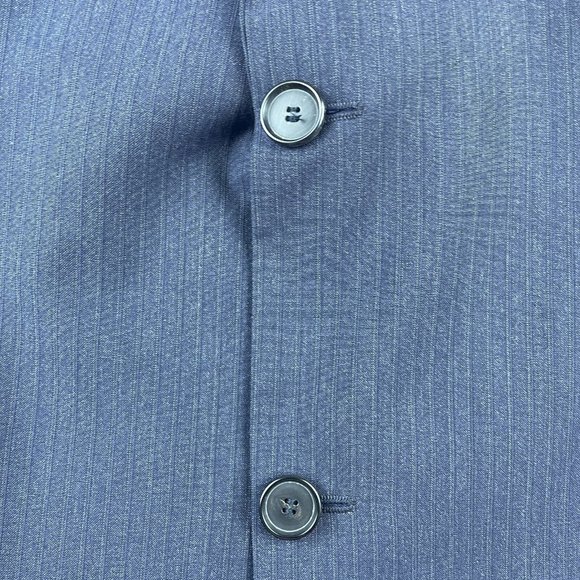 Hugo Boss Blazer Coat Men's Size 44R Navy 2 Button Lanificio Tesse Biella Wool - Picture 5 of 16